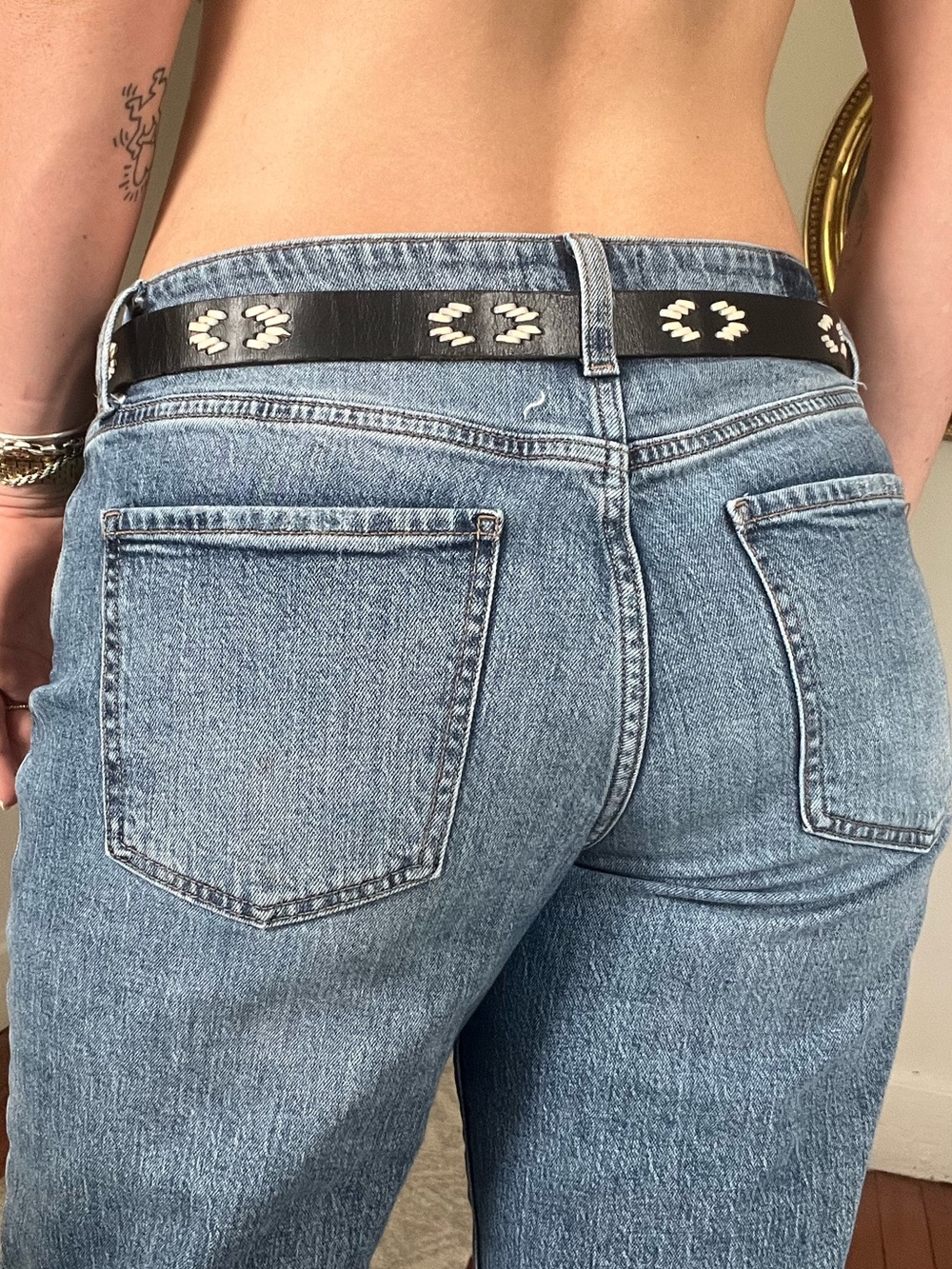 Western Embroidered Belt - Picture 3 of 5